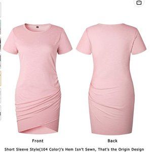 Blush T-Shirt Dress